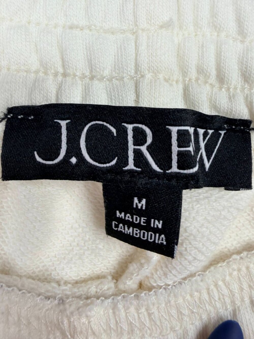 2/$30 J. Crew Terry Boxer Short With Stripes White Medium #A3659 - Picture 9 of 12